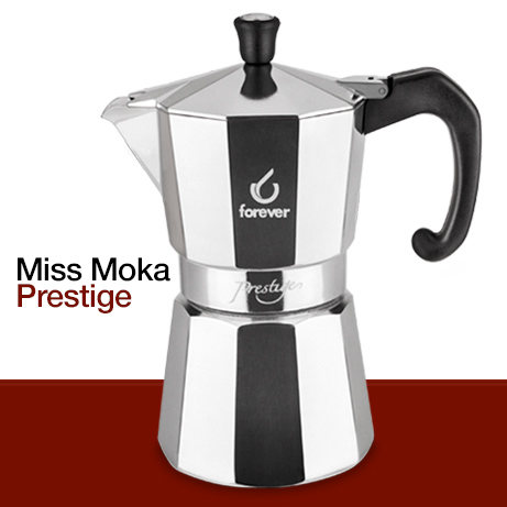 Caffettiera alluminio miss moka prestige - FOREVER