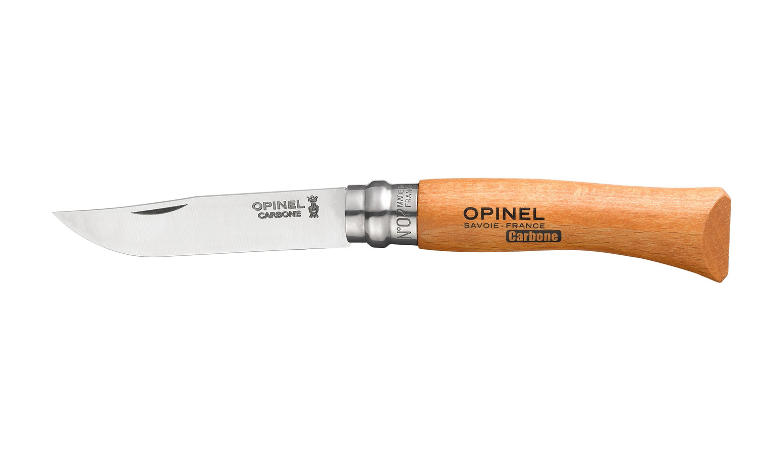 Coltello Opinel modello virobloc n.7 lama acciaio mm.80
