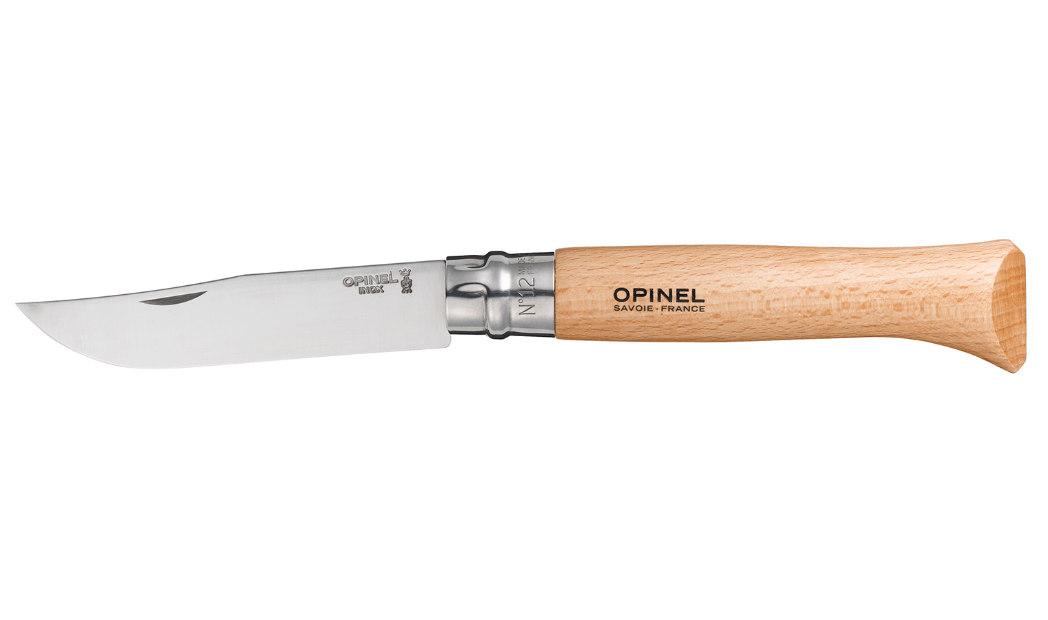 Opinel knife model virobloc n.12 stainless steel blade mm.120
