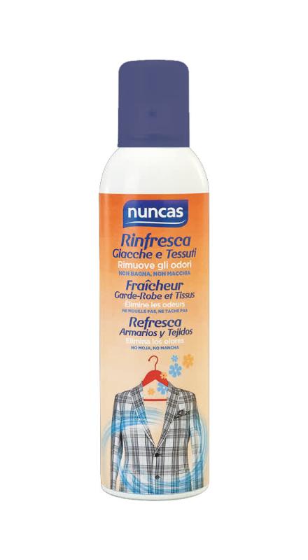 Refreshes jackets and tissue spray 250 ml Nuncas